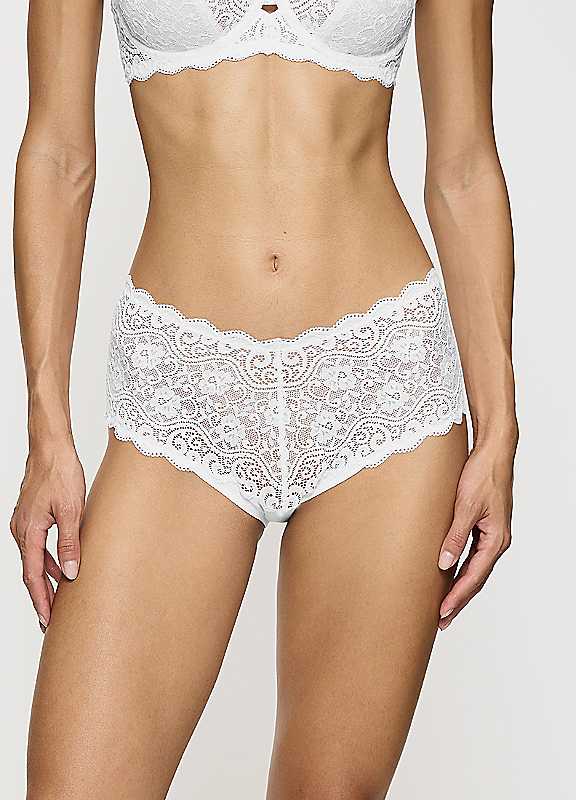 Triumph White Amourette Maxi Brief