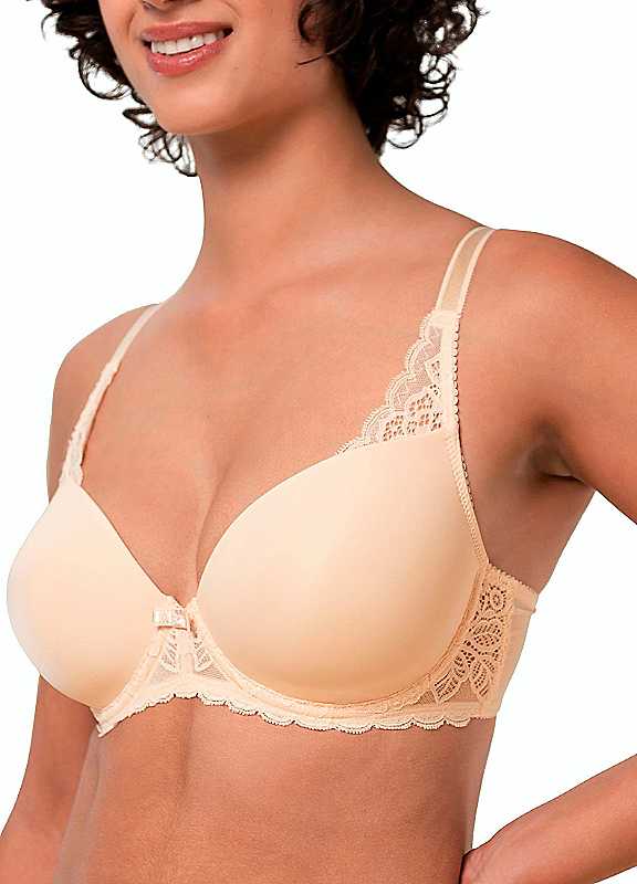 Triumph Light Orange Amourette Spotlight Underwired Tshirt Bra 36D