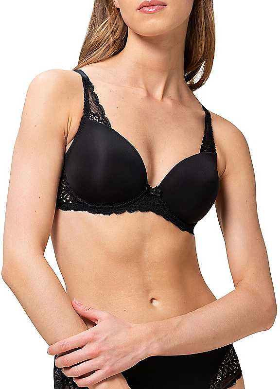 Triumph Black Amourette Spotlight Underwired Tshirt Bra 34D