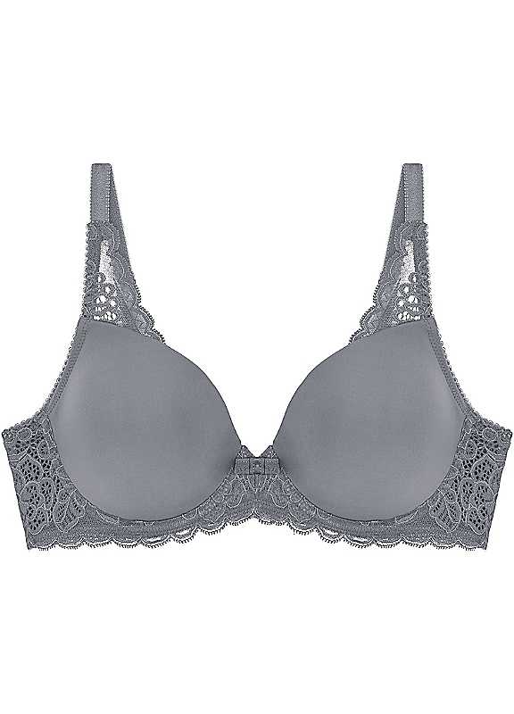 Triumph Grey Amourette Spotlight Underwired Tshirt Bra 34D