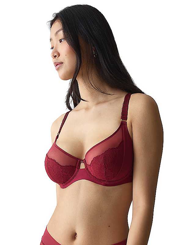 Triumph Love In Lace W Full Cup Bra Women's Red Musk 34C - La Redoute - Image 3