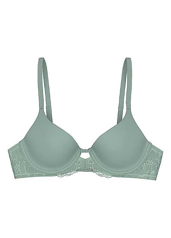 Triumph Dusty Mint Padded Underwired Tshirt Bra 34D