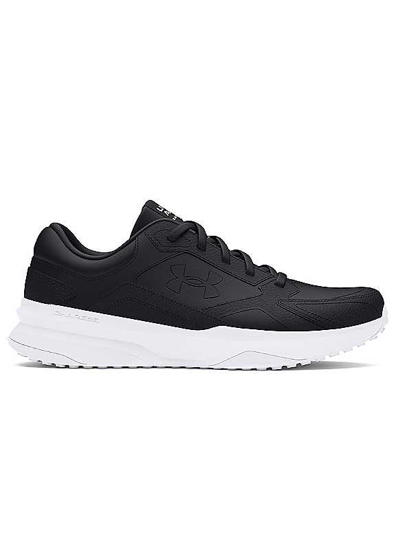 Under Armour Black Edge Leather Training Shoes - Image 2