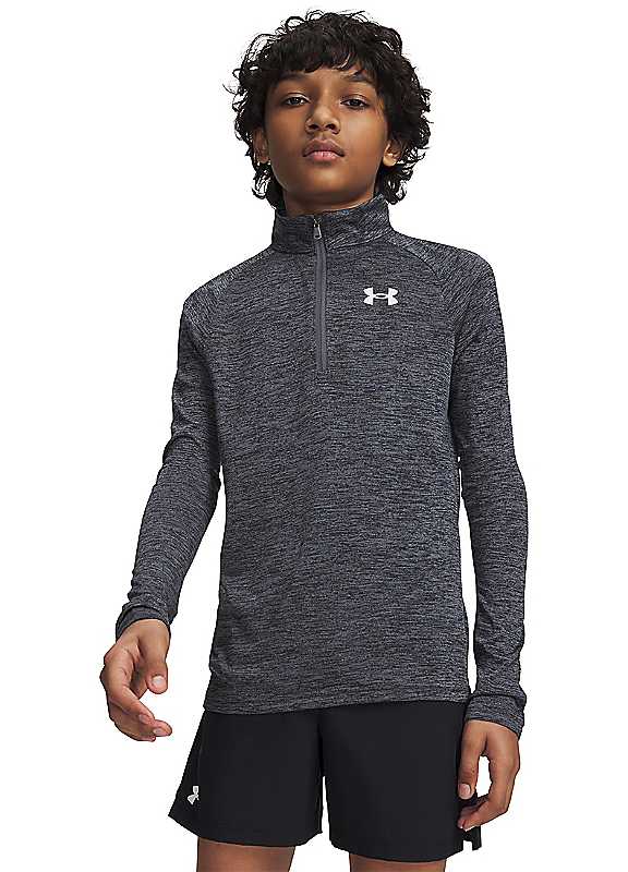 Under Armour Boys Grey Tech™ 2.0 ½ Zip in Size 9 - 10 Years, Sports Direct - Image 8