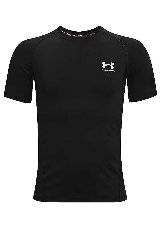 Under Armour Heatgear® Short Sleeve Boys Size 13 Black - Image 9