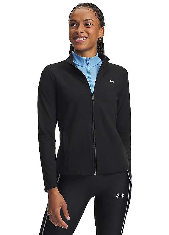 Under Armour Women's Black Motion Performance Training Jacket in Size 10, Sports Direct - Image 3