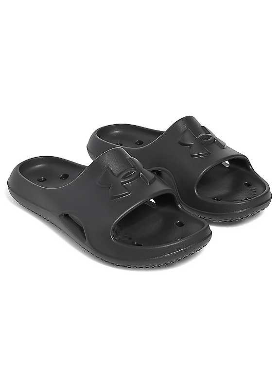 Under Armour Black Slipon Bathing Sliders Size 13
