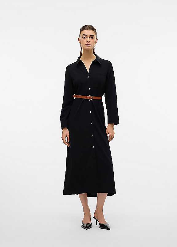 Vero Moda Black Becca Dress Medium