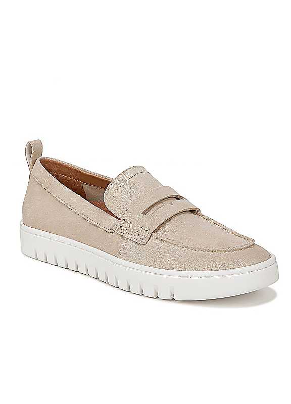 Vionic Gold Uptown Regular Fit Arch Support Loafers Size 4.5