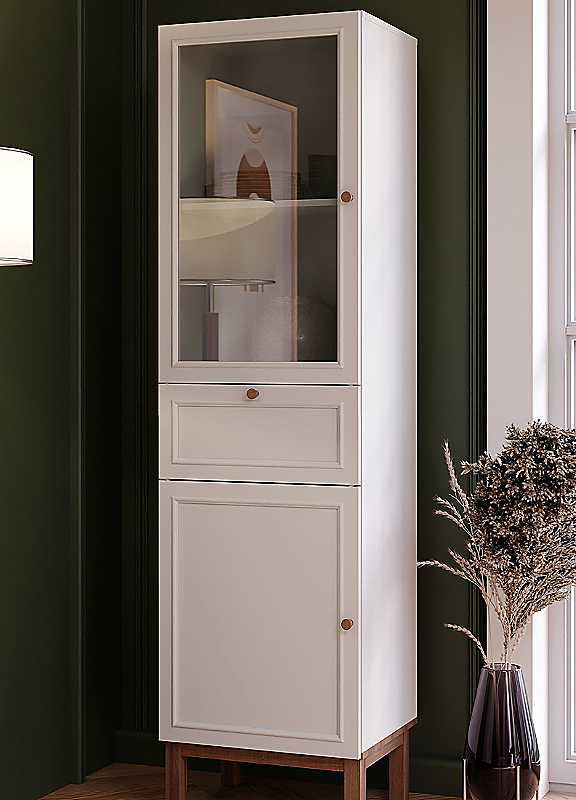 Penkridge 2 Door, 1 Drawer Display Cabinet - Image 6