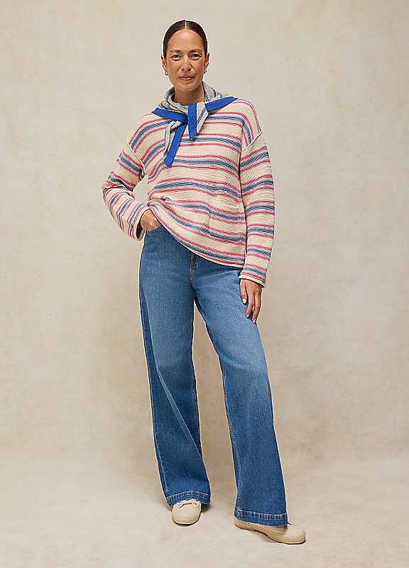 White Stuff Ivory Gigi Stripe Jumper