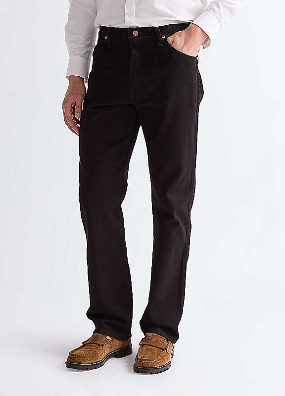 Wrangler Men's Original Regular Bootcut Jeans, Black, Size 34, Inside Leg Regular, Men - Image 4