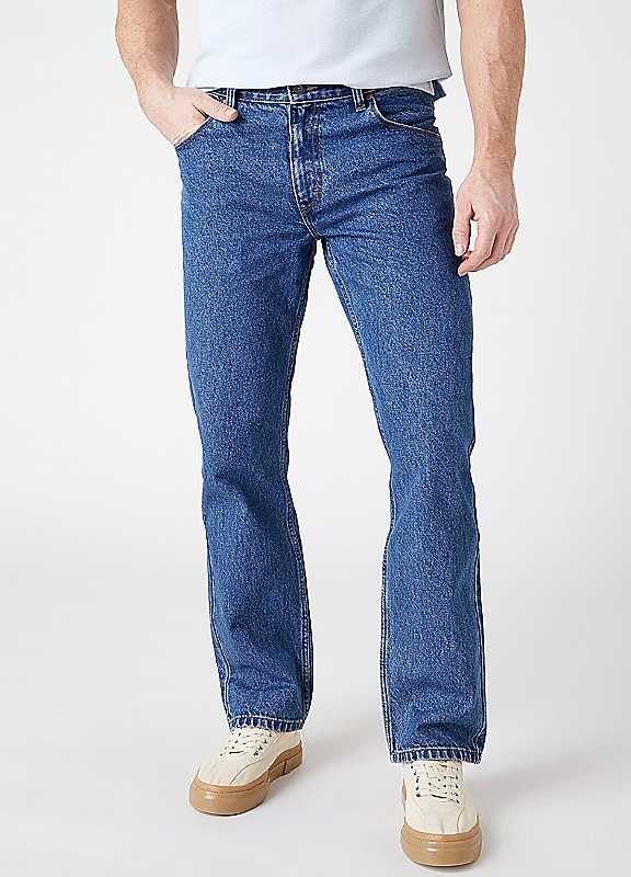 Wrangler Stone Washed Straight Cut Jeans 31R
