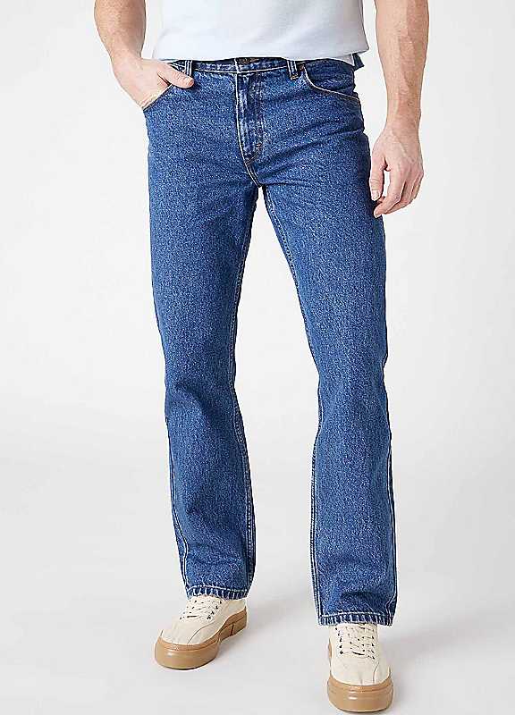 Wrangler Men's Medium Stw - Jeans - Regular Fit - Red Kabel - Authentic Blue - Image 2