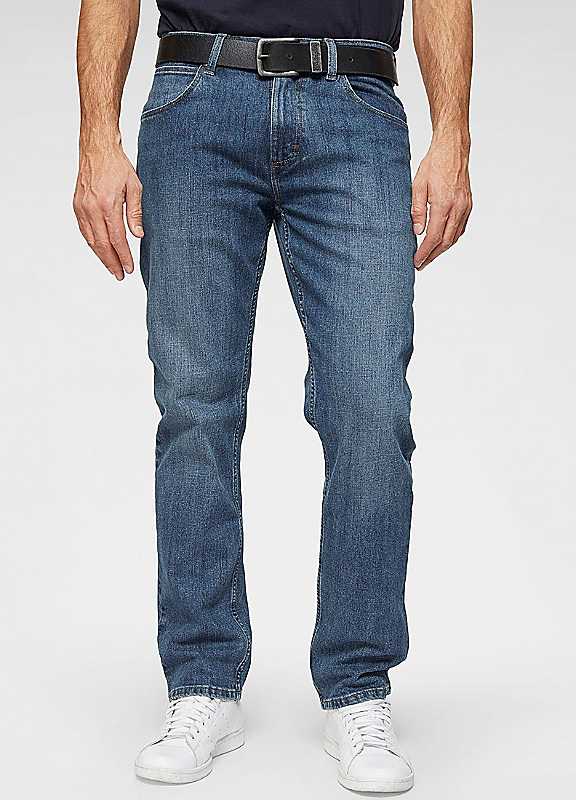 Wrangler Mid Stone Straight Cut Jeans 31R