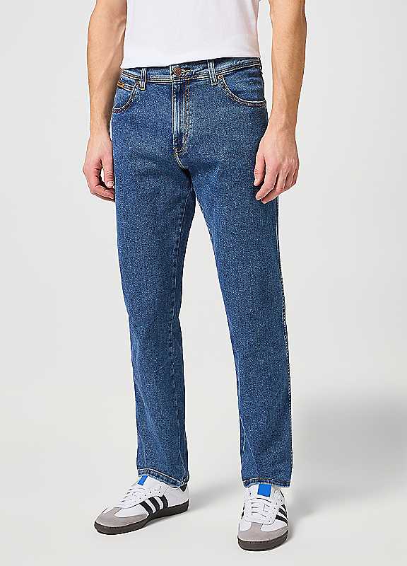Wrangler - Mens Jeans - Authentic Straight Fit - Texas - Black Overdye - Image 4