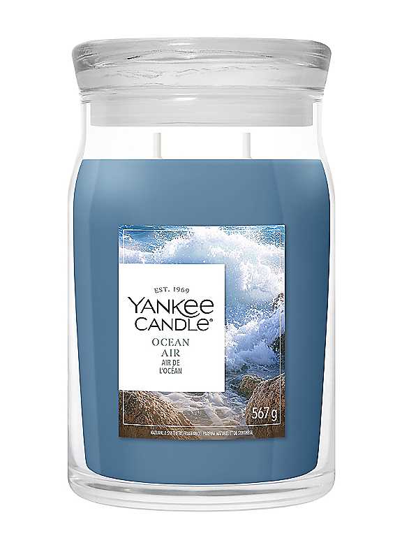 Yankee Candle Blue Large Jar Ocean Air - Image 9