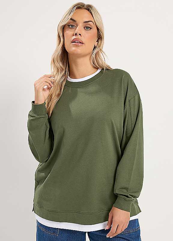 Yours Women's Green 2 In 1 Jumper In | Size: 34-36 - Image 2