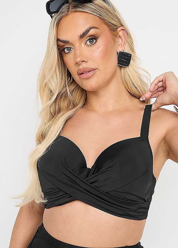 Yours Black Curve Premium Underwired Bikini Top