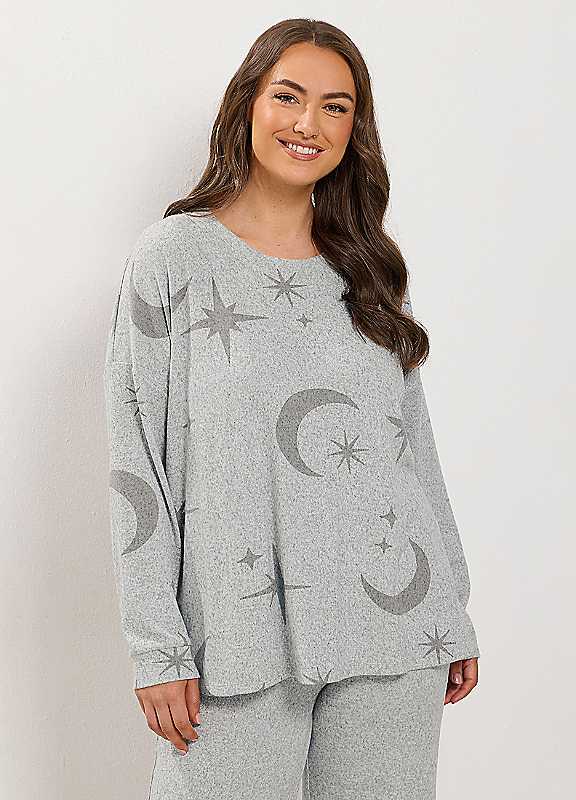 Yours Women's Grey Celestial Jumper In | : Size 16 - Image 6