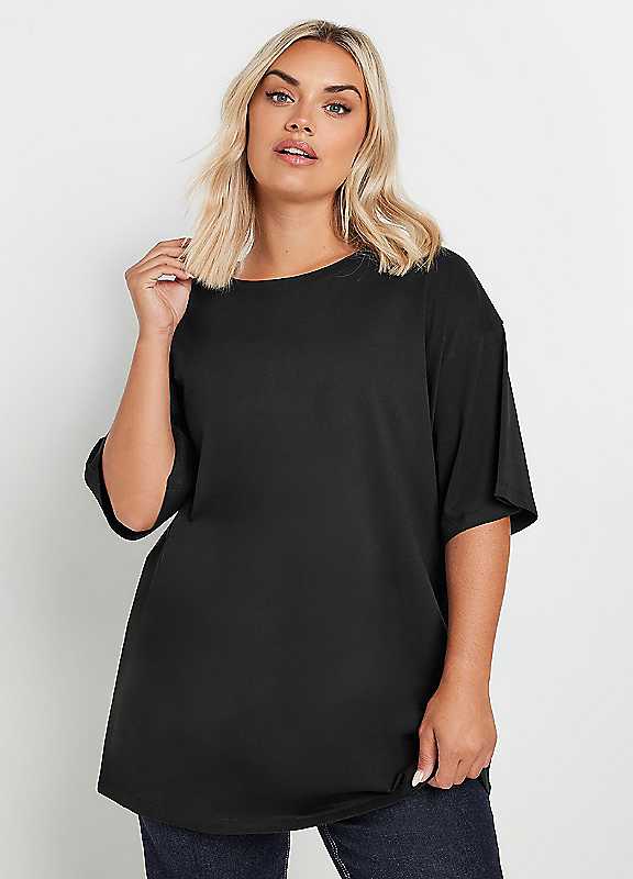 Yours Curve Relaxed Longline T-Shirt - Women's - Plus Size Curve - Image 6