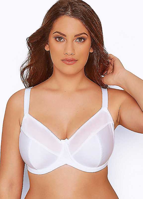 Yours White Curve Smooth Non-Padded Underwired Full Cup Bra