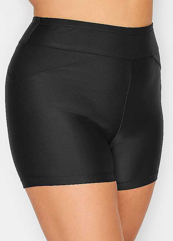 Yours Women's Black Stretch Swim Shorts In | : Size 26 - Image 2