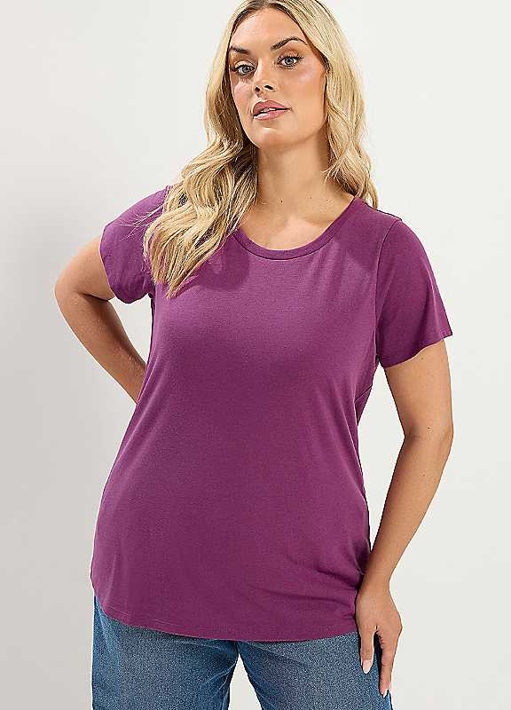 Yours Women's Multicolor 3 Pack Core T-Shirts | Size: 20 - Image 7