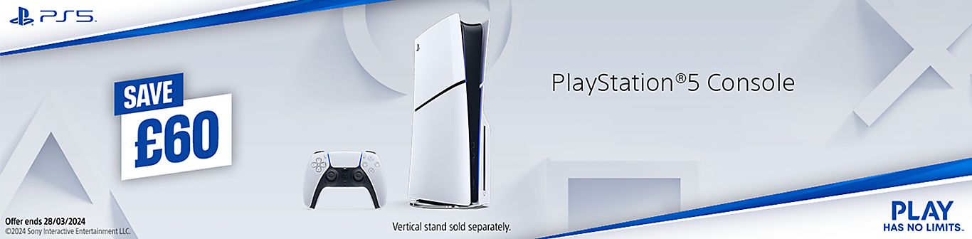 Save £60 on Playstation 5 Consoles
