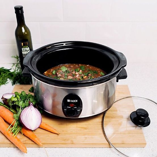 Haden 3.5L Slow Cooker Stainless Steel