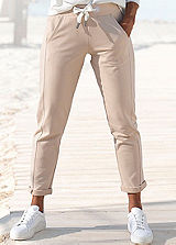 Elbsand Stretchy Cropped Sweat Pants